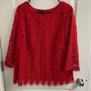 Talbots Red Shirt